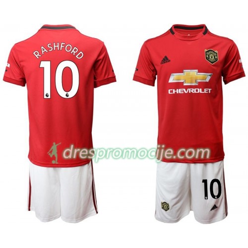 Manchester United Dres Rashford 10 Dječji Domaći 2019/20 Kratkih Rukava Manchester United Dres Rashford 10 Dječji Domaći 2019/20 Kratkih Rukava